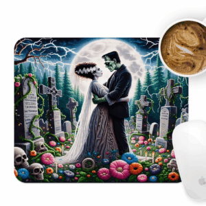 Monster Couple Mousepad Mockup