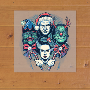 Monster Holiday Heat Transfer