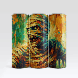Watercolor Mummy Tumbler Mockup