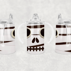 Cartoon Mummy Sippy Cup Mockup