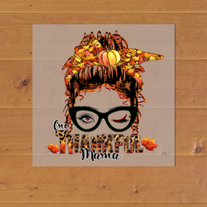 One Thankful Mama Heat Transfer