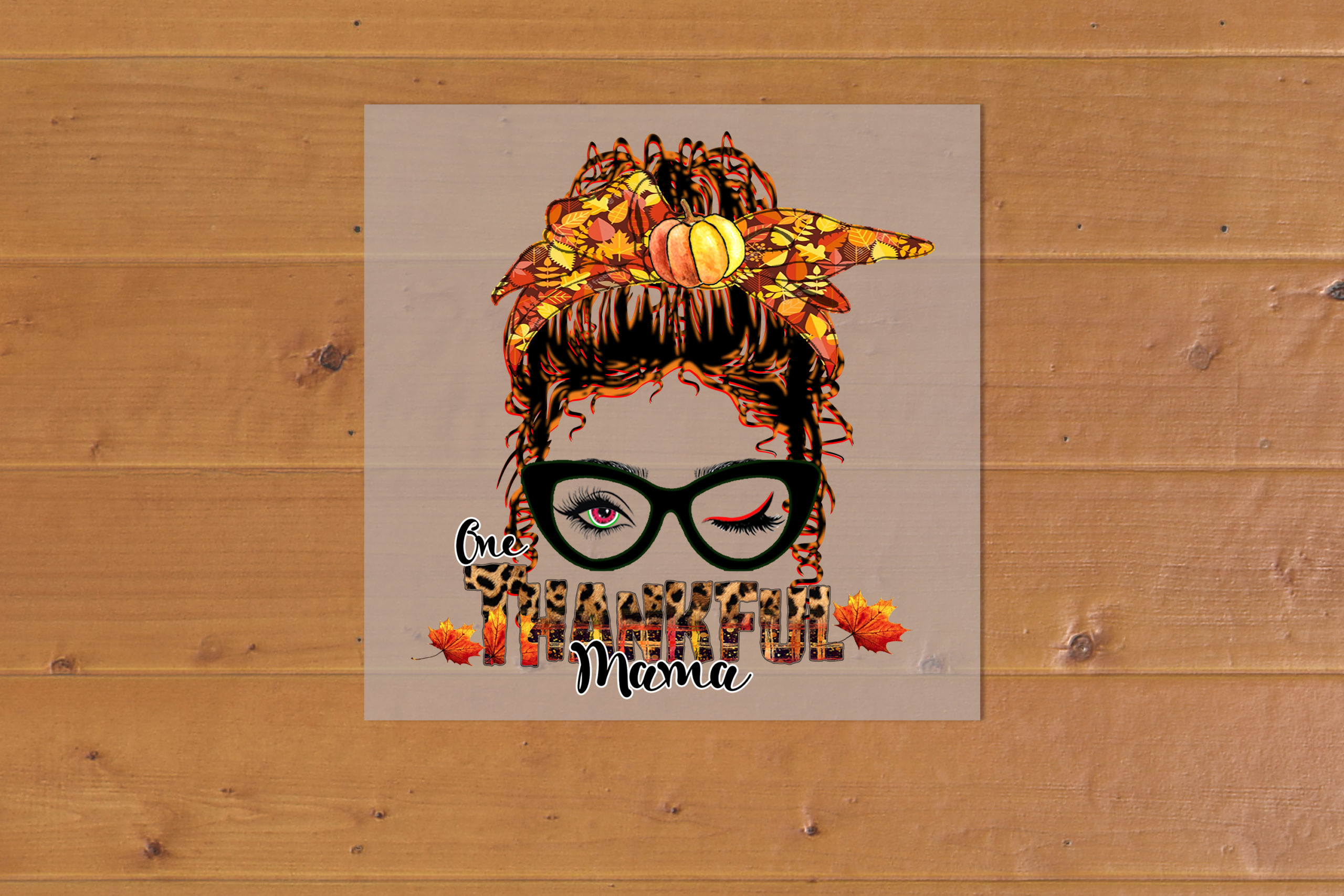 One Thankful Mama Heat Transfer