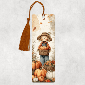 Scarecrow Bookmark Mockup