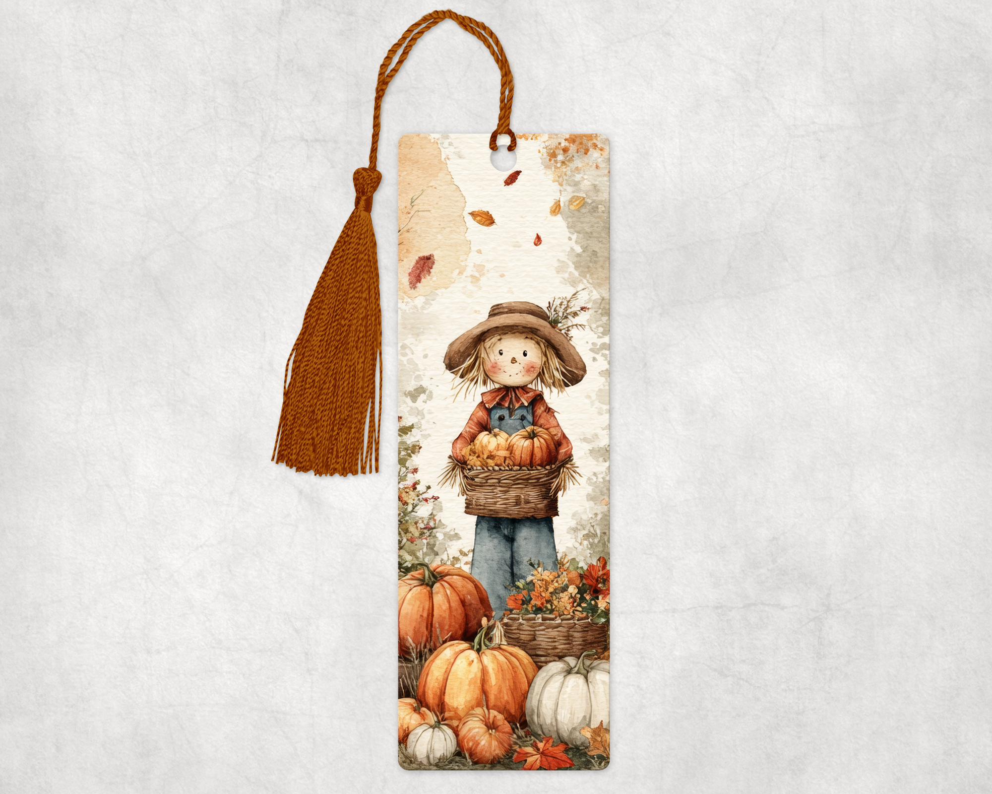 Scarecrow Bookmark Mockup