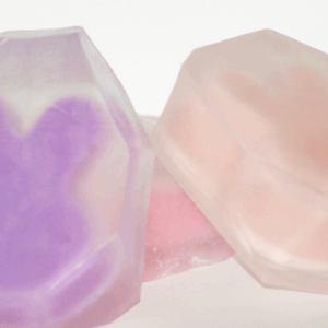 Bunny Trapped in Quartz Shaped Soap