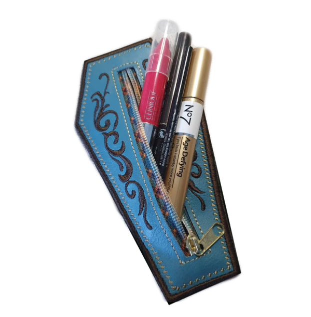 Mini Coffin Shaped Make-up Pouch