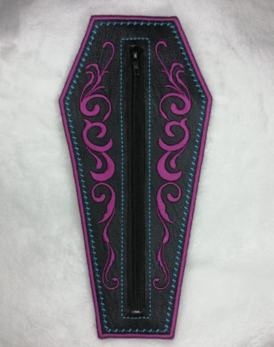 Coffin Shaped Pencil Pouch