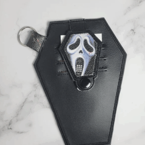 Coffin-shaped Card Wallet Mockup