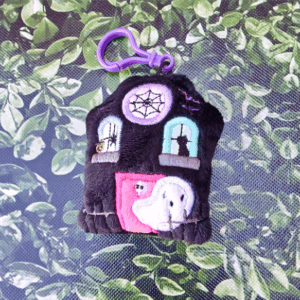 Haunted House Plush Key Fob