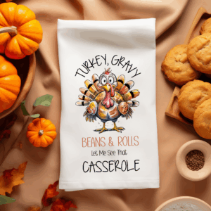 Turkey Gravy Hand Towel Mockup