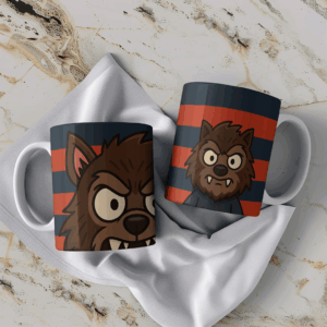Wolfman Mug Mockup