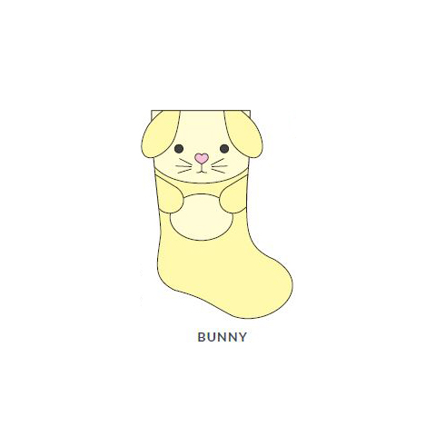 Floppy Eared Bunny Stocking Picture