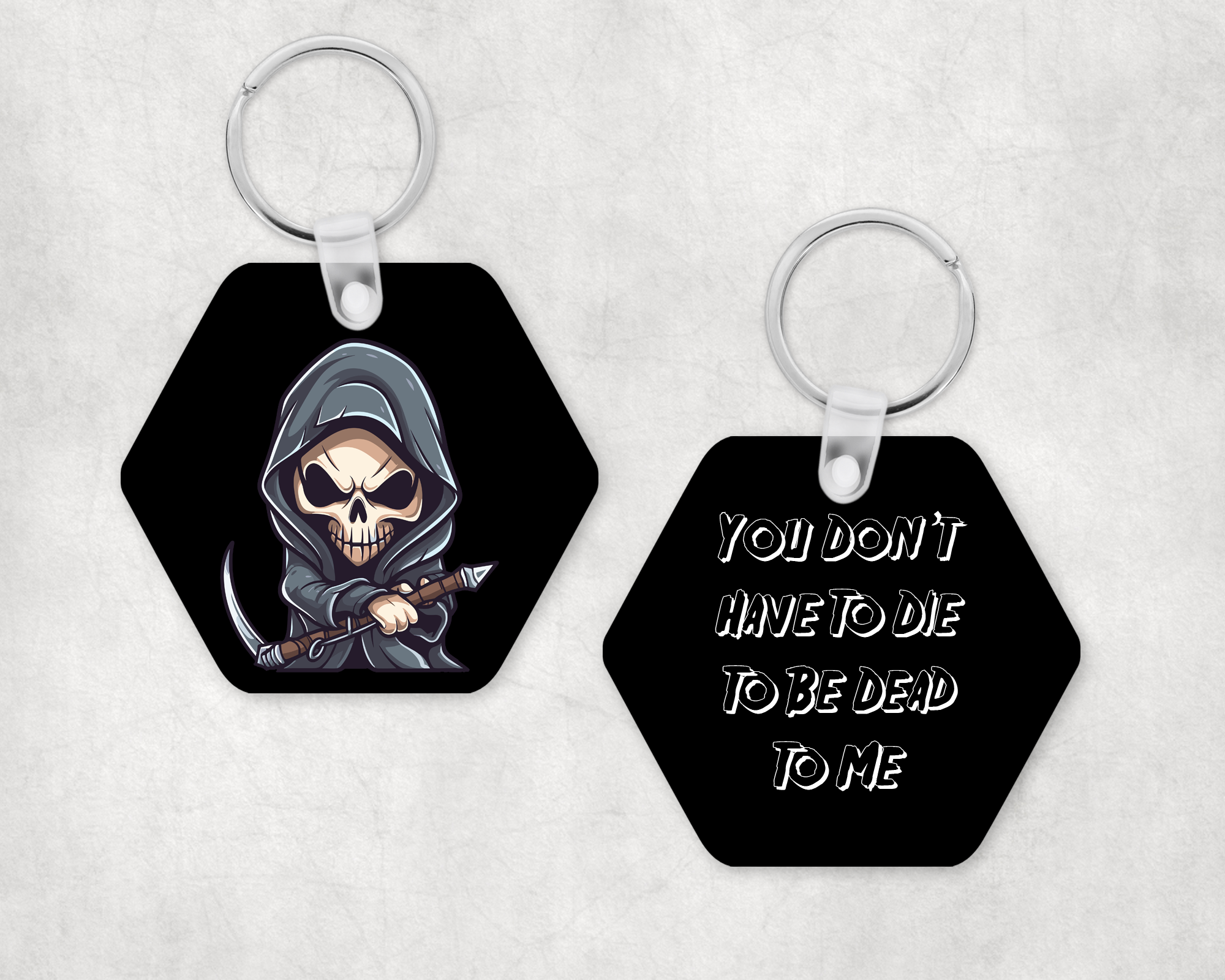 Dead To Me Keychain