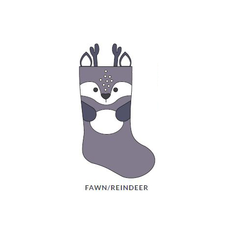 Fawn / Reindeer Stocking Picture