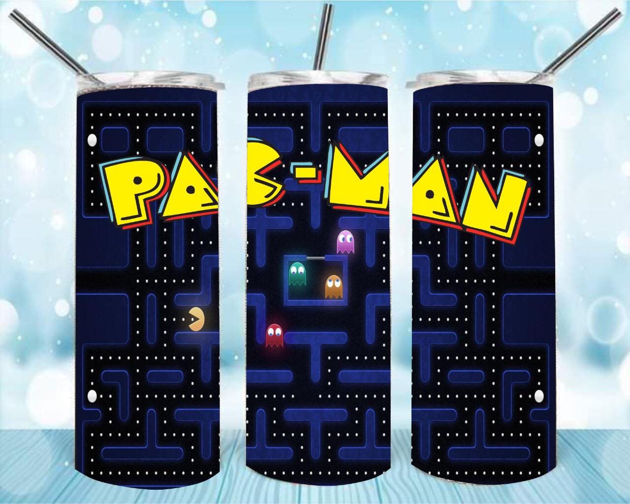 Ghost Gobbler Tumbler Mockup