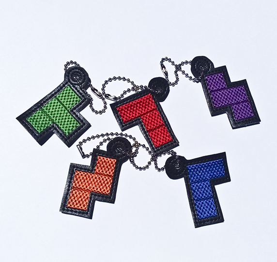 Stacking Blocks Bag Dangle