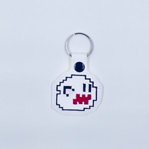 8-Bit Ghostie Key Fob