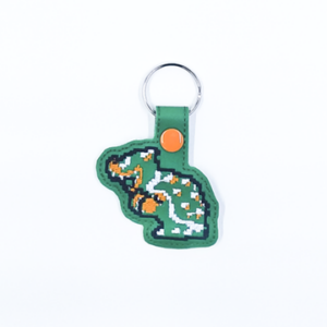 8-Bit Turtle Conqueror Key Fob