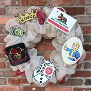 Post-Nuclear Survival Game Wreath