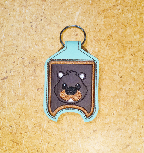 Groundhog Hand Sanitizer Holder