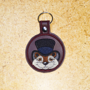 Dapper Phil Groundhog Key Fob
