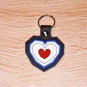 Game Life Heart Key Fob