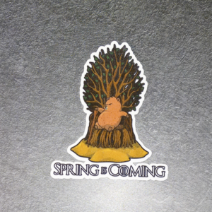 Spring Is Coming Sticker