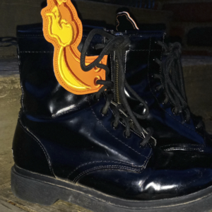 Fire Reptile Tail Shoe Wings- boot