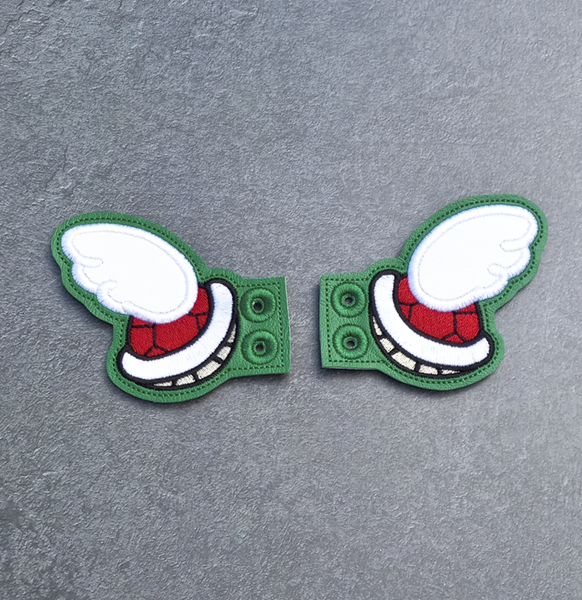 Flying Turtle Wings- red