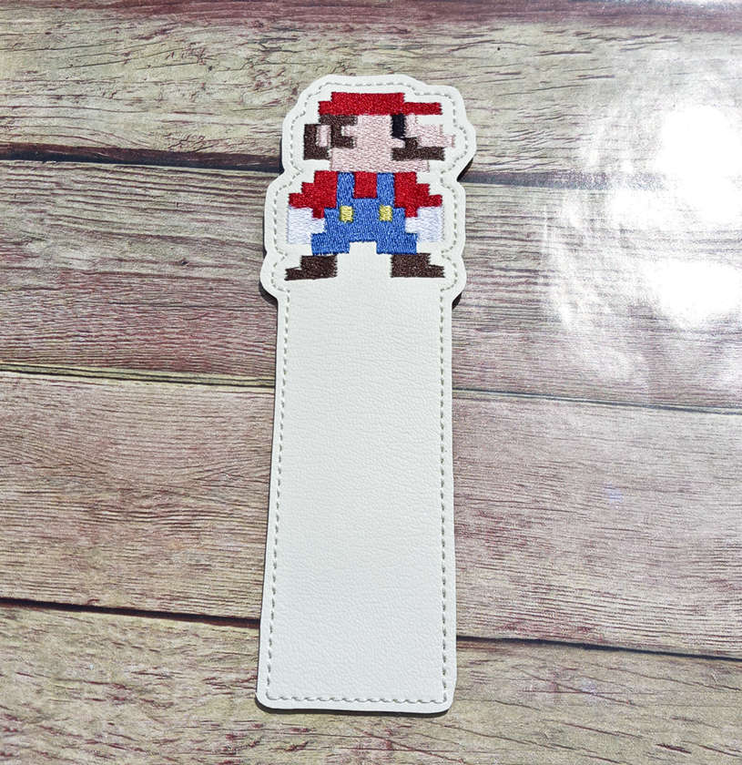 8-bit Red Plumber Bookmark