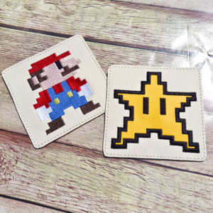 8-bit Plumber Game & Friends Coasters