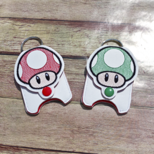 Mushroom Power-up Hand Sanitizer Holder