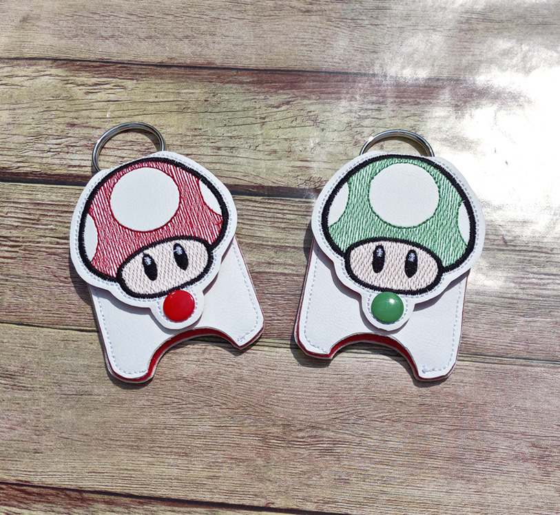 Mushroom Power-up Hand Sanitizer Holder