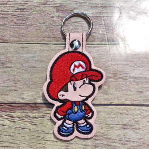Baby Red Plumber Key Fob