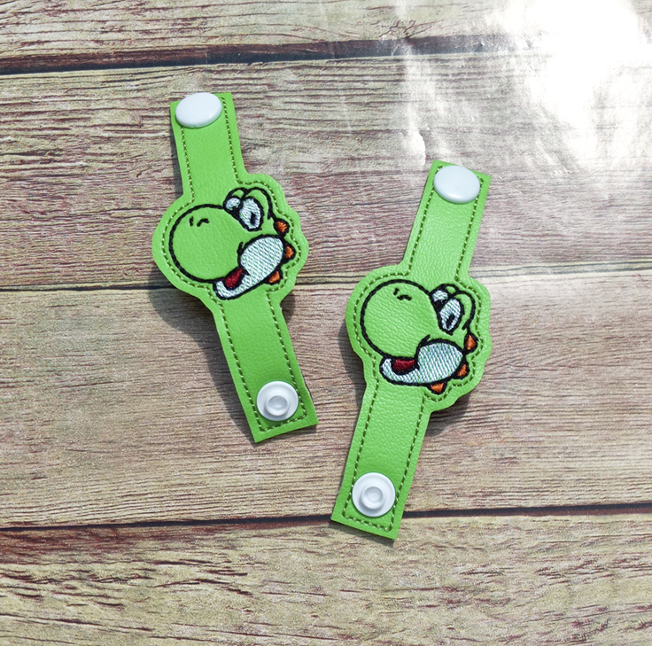 Baby Dino Snap Shoe Charms