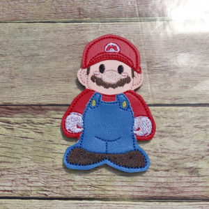 Red Plumber Finger Puppet