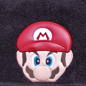 Red Plumber Brother Hooded Towel