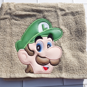 Green Plumber Brother Hooded Towel
