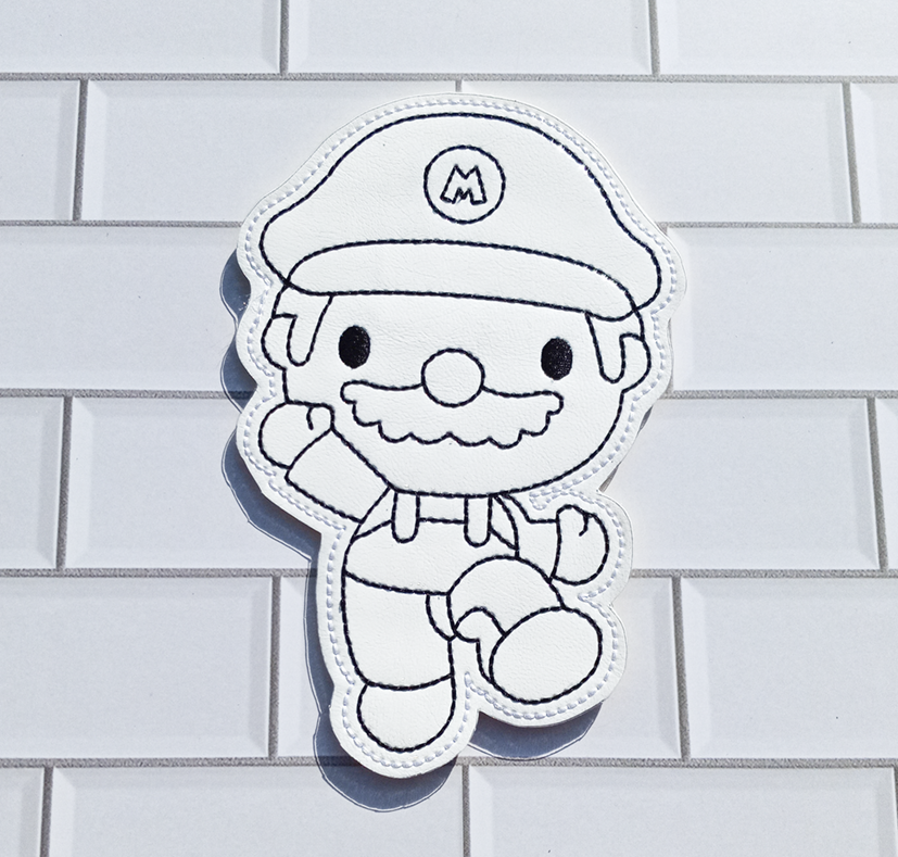 Red Plumber Color Tile- jumping