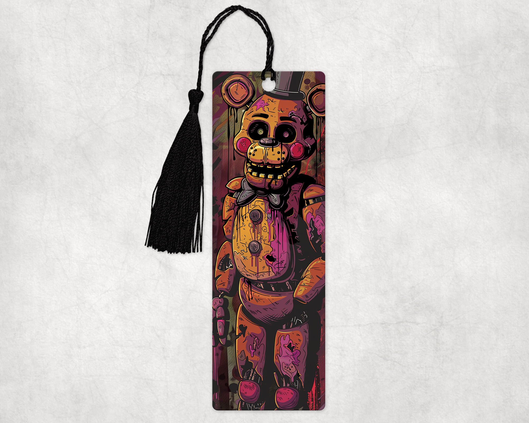 Bear Animatronic Bookmark Mockup