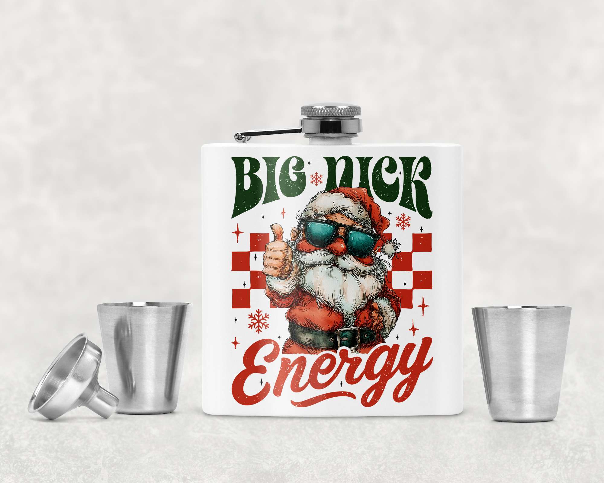 Big Nick Energy Flask Mockup