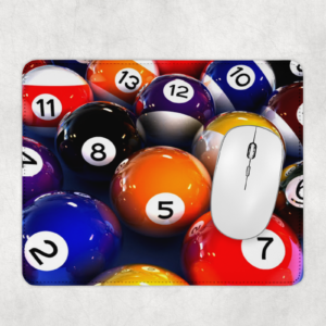 Billiard Balls Mousepad Mockup