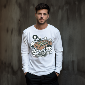 Cartoon Foosball Character Shirt Mockup