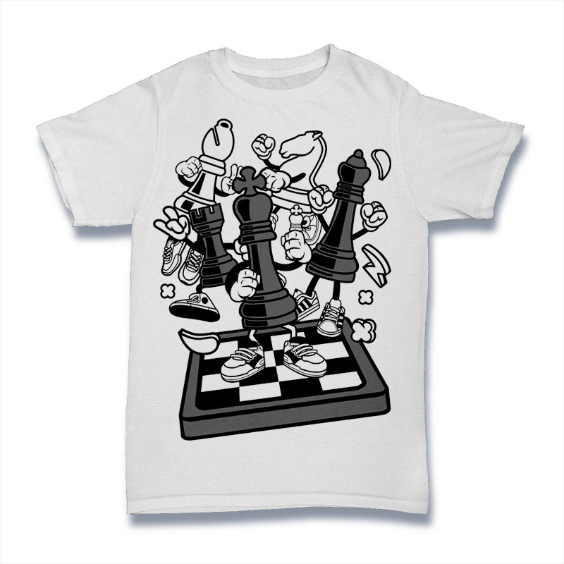 Chess Board Shirt Mockup