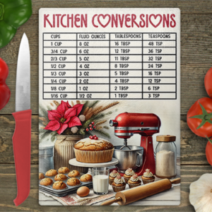 Christmas Conversion Cutting Board Mockup