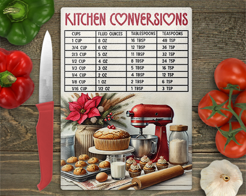 Christmas Conversion Cutting Board Mockup