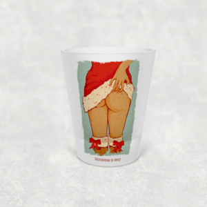 Christmas is Sexy Shot Glass Mockup