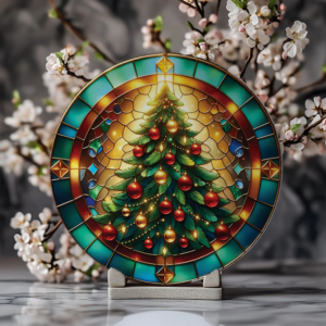 Christmas Tree Cutting Board Mockup