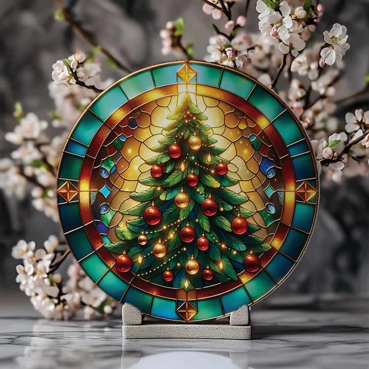 Christmas Tree Cutting Board Mockup