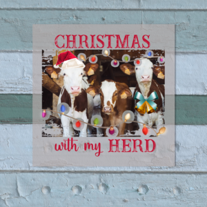 Christmas With My Herd Heat Transfer
